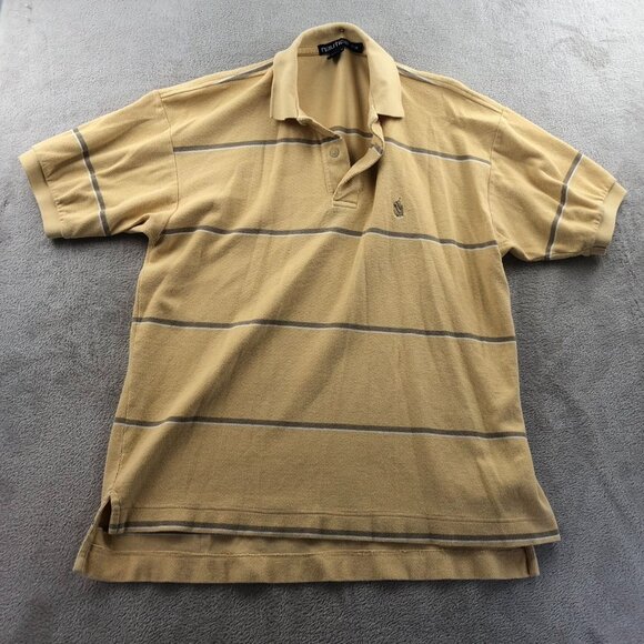 2 Nautica Mens Polo Shirt Medium Lot Of Two Short Sleeve Striped Casual Travel - Picture 3 of 14